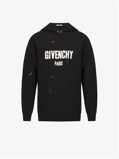 givenchy paris sweatshirt cheap|givenchy destroyed sweatshirt.